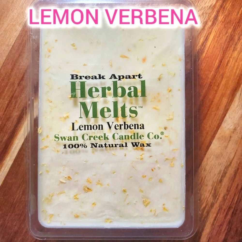 LEMON VERBENA by SWAN CREEK CANDLE CO. Herbal Melts 100% Natural Wax 5.25 oz NWT